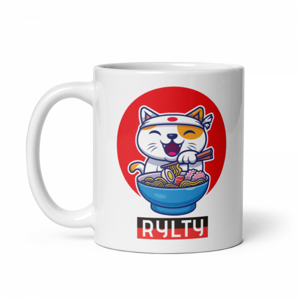 Neko Ramen Glossy Mug - Image 2