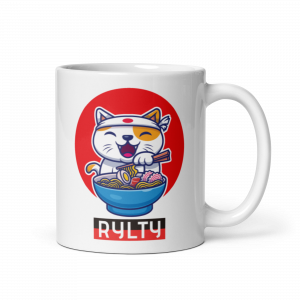 Neko Ramen Glossy Mug