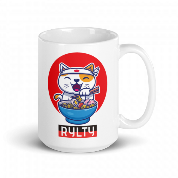 Neko Ramen Glossy Mug - Image 4